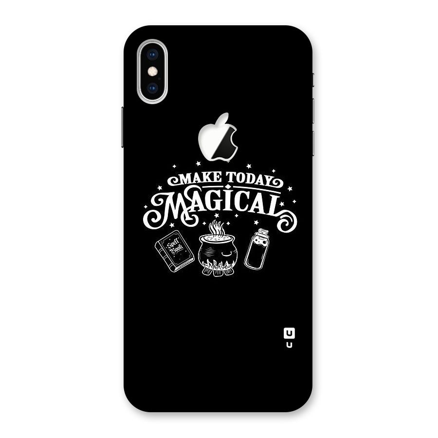 Make Today Magical Back Case for iPhone XS Max Apple Cut