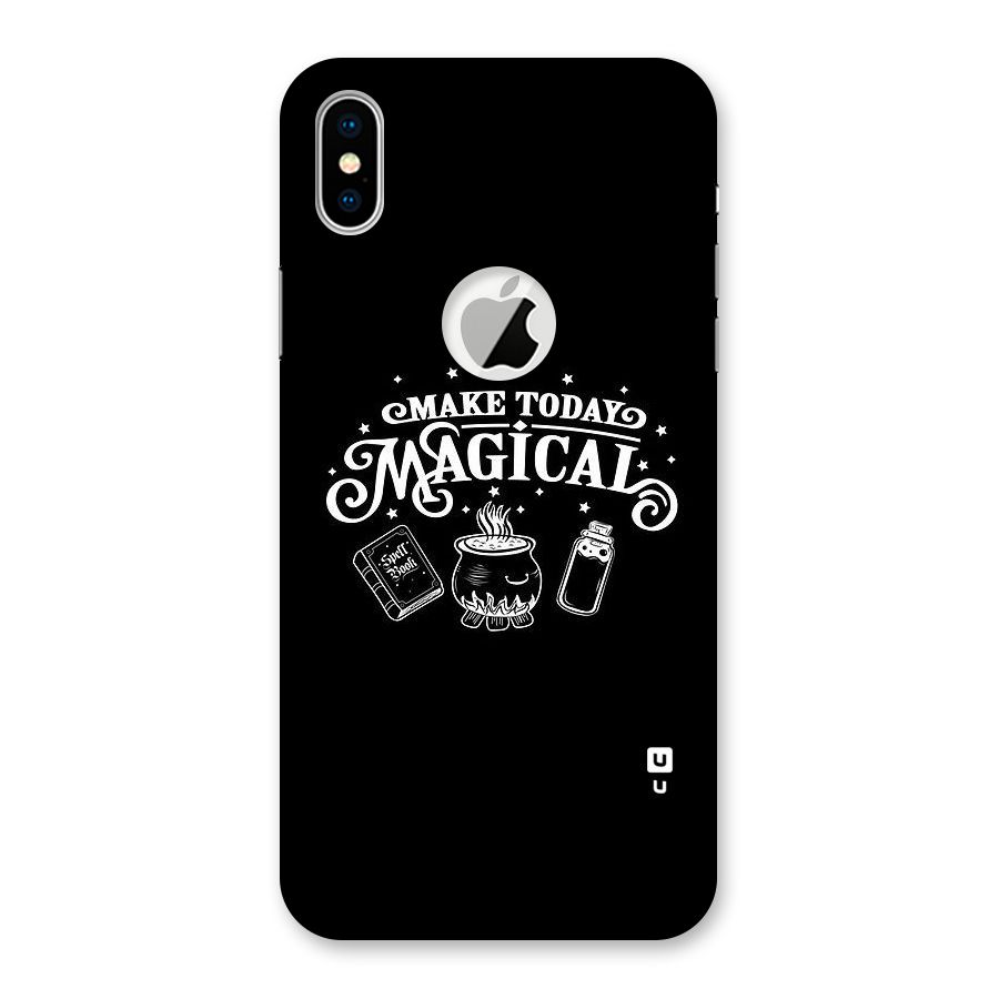 Make Today Magical Back Case for iPhone X Logo Cut