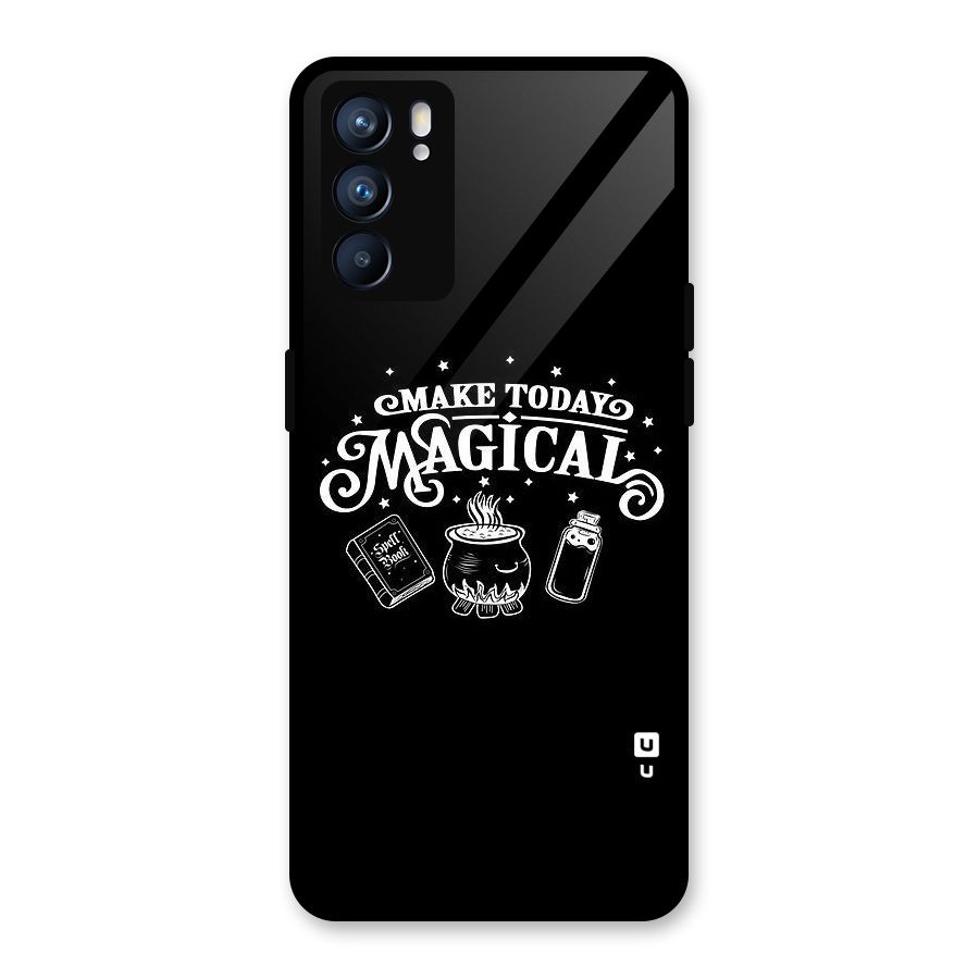 Make Today Magical Glass Back Case for Oppo Reno6 5G