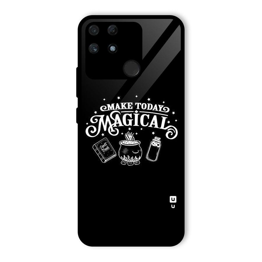 Make Today Magical Glass Back Case for Realme Narzo 50A