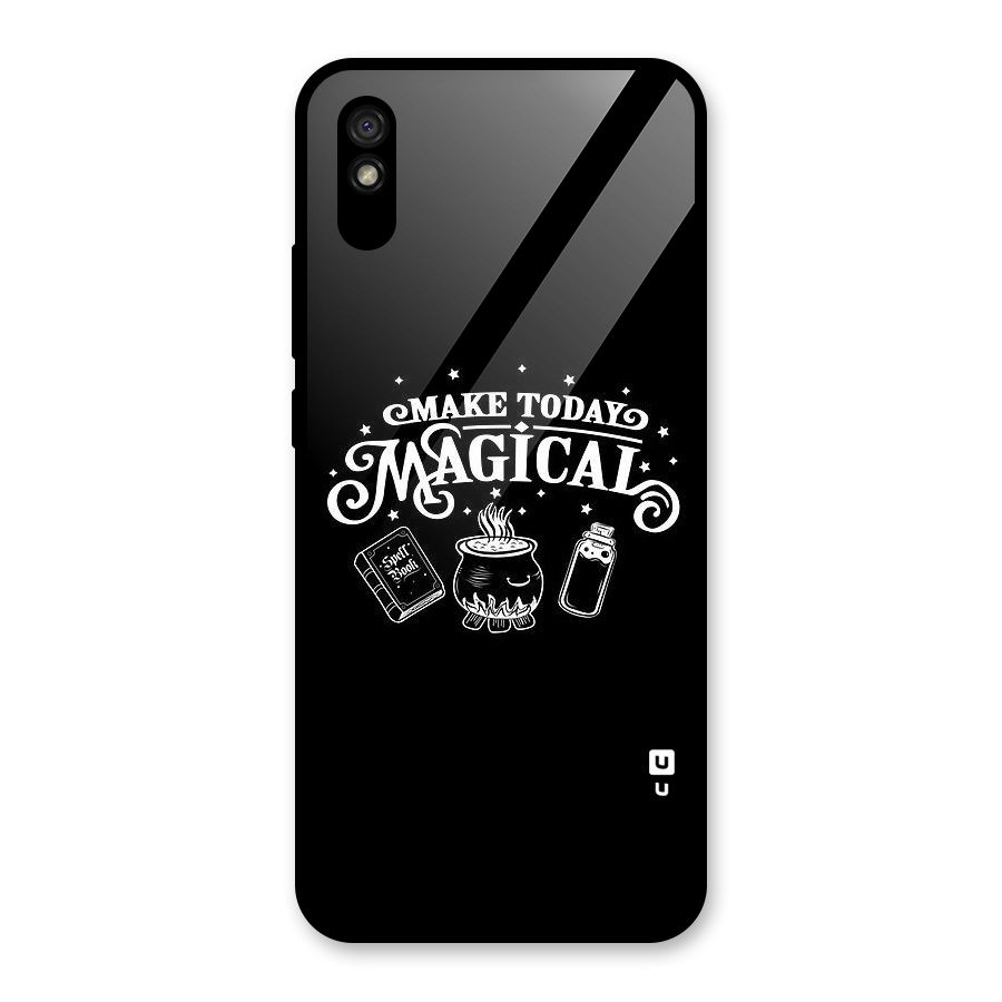 Make Today Magical Glass Back Case for Redmi 9A