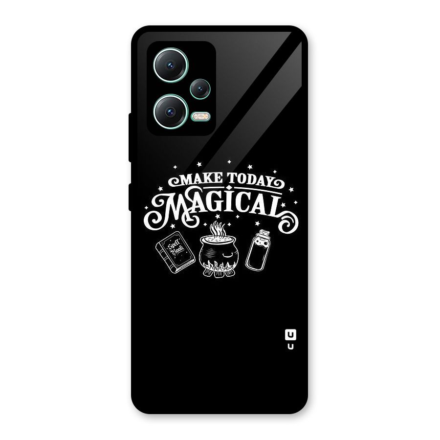 Make Today Magical Glass Back Case for Redmi Note 12 5G