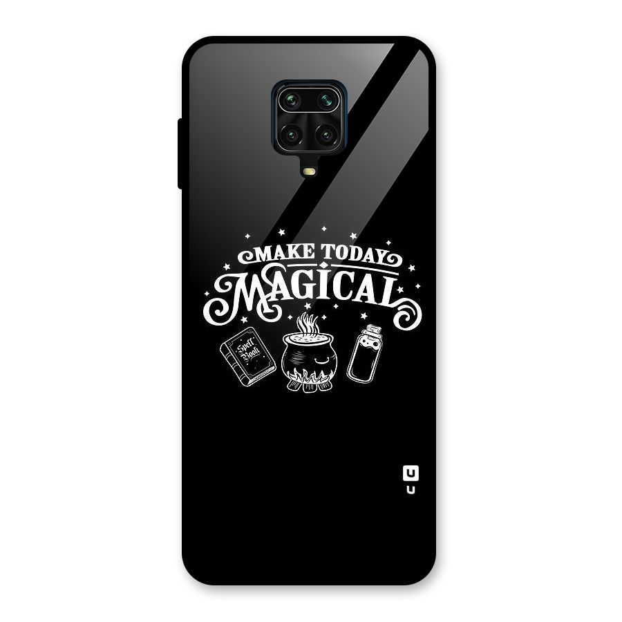 Make Today Magical Glass Back Case for Redmi Note 9 Pro