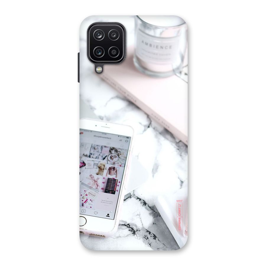 Make Up And Phone Back Case for Galaxy A12