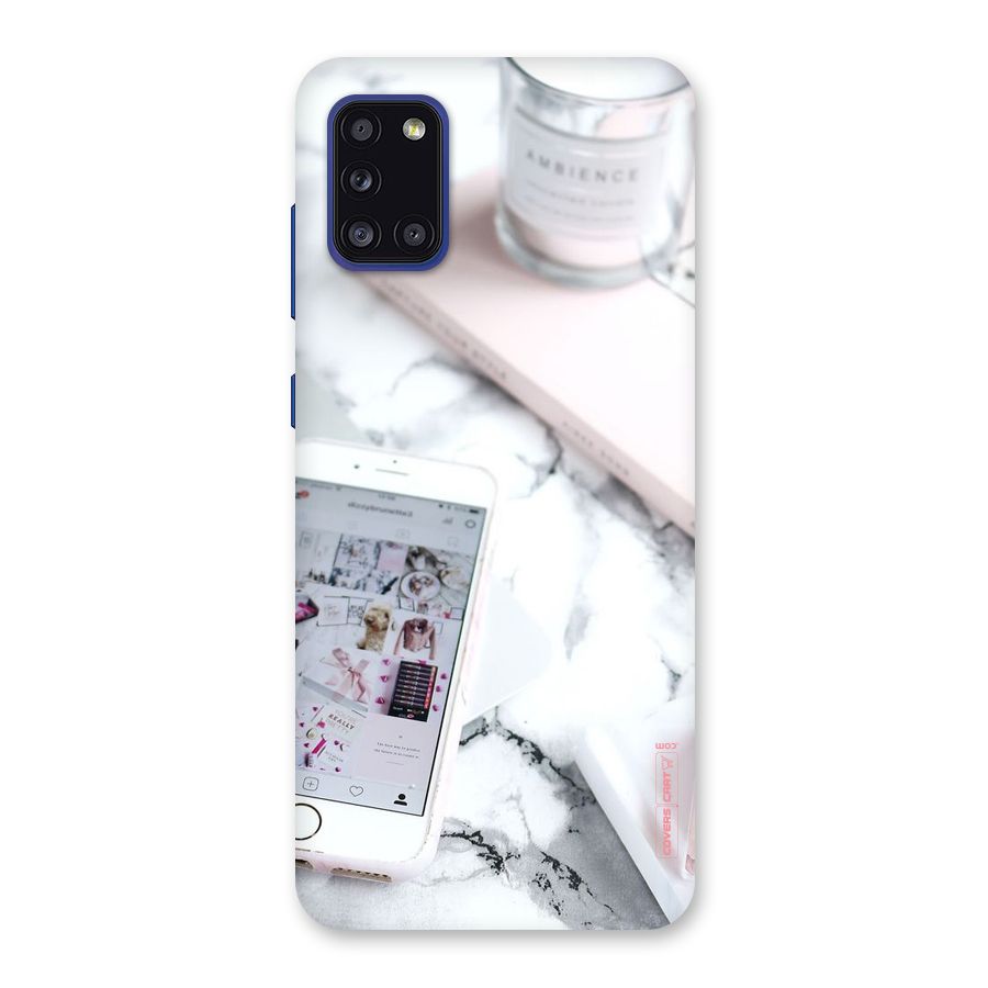 Make Up And Phone Back Case for Galaxy A31