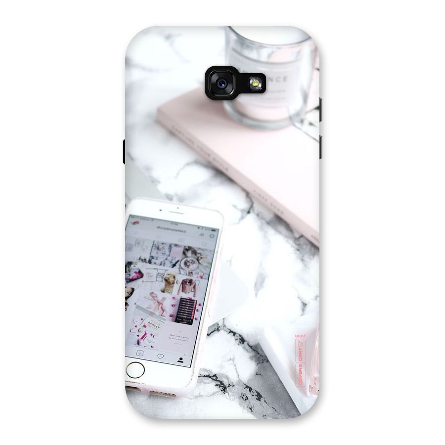 Make Up And Phone Back Case for Galaxy A7 (2017)