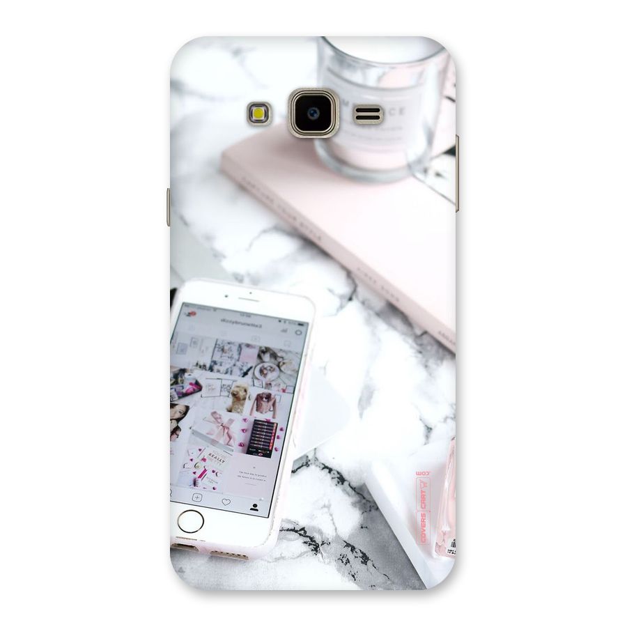 Make Up And Phone Back Case for Galaxy J7 Nxt