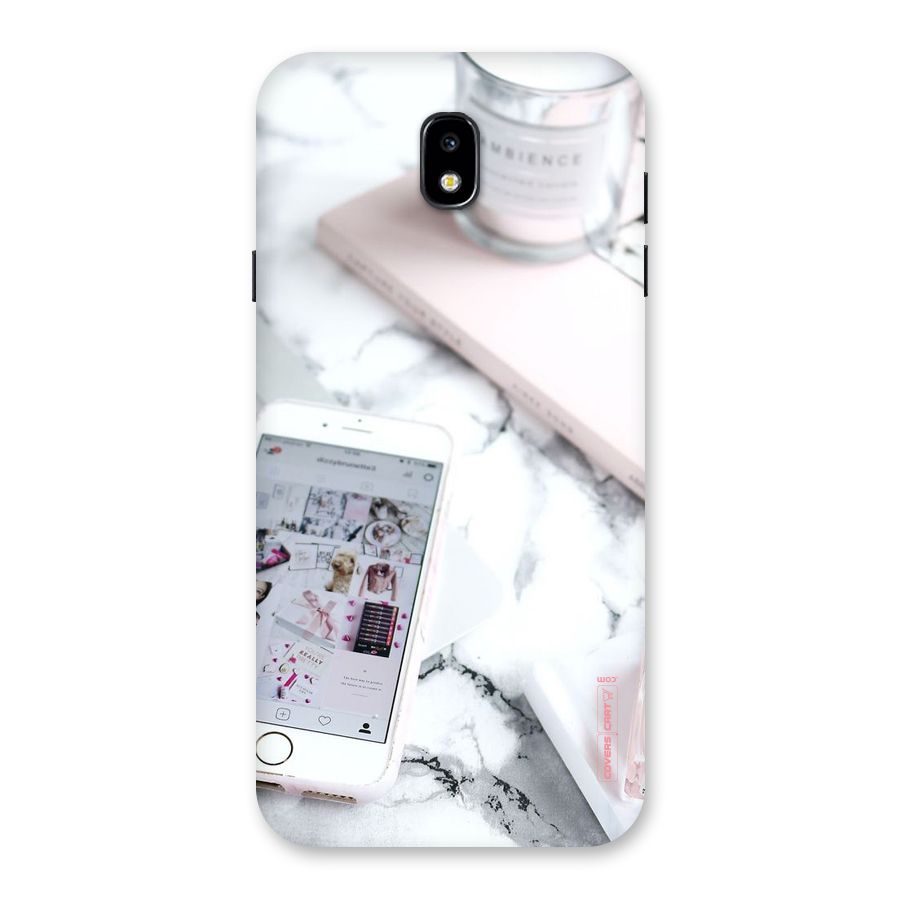 Make Up And Phone Back Case for Galaxy J7 Pro