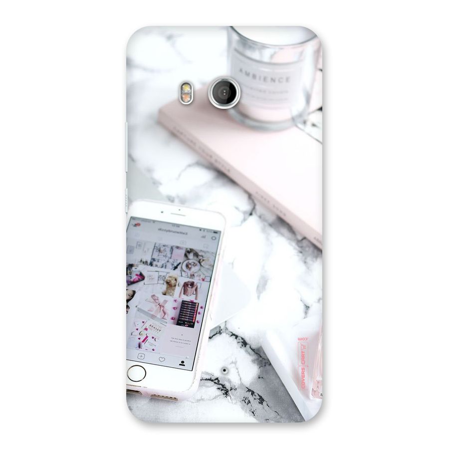 Make Up And Phone Back Case for HTC U11