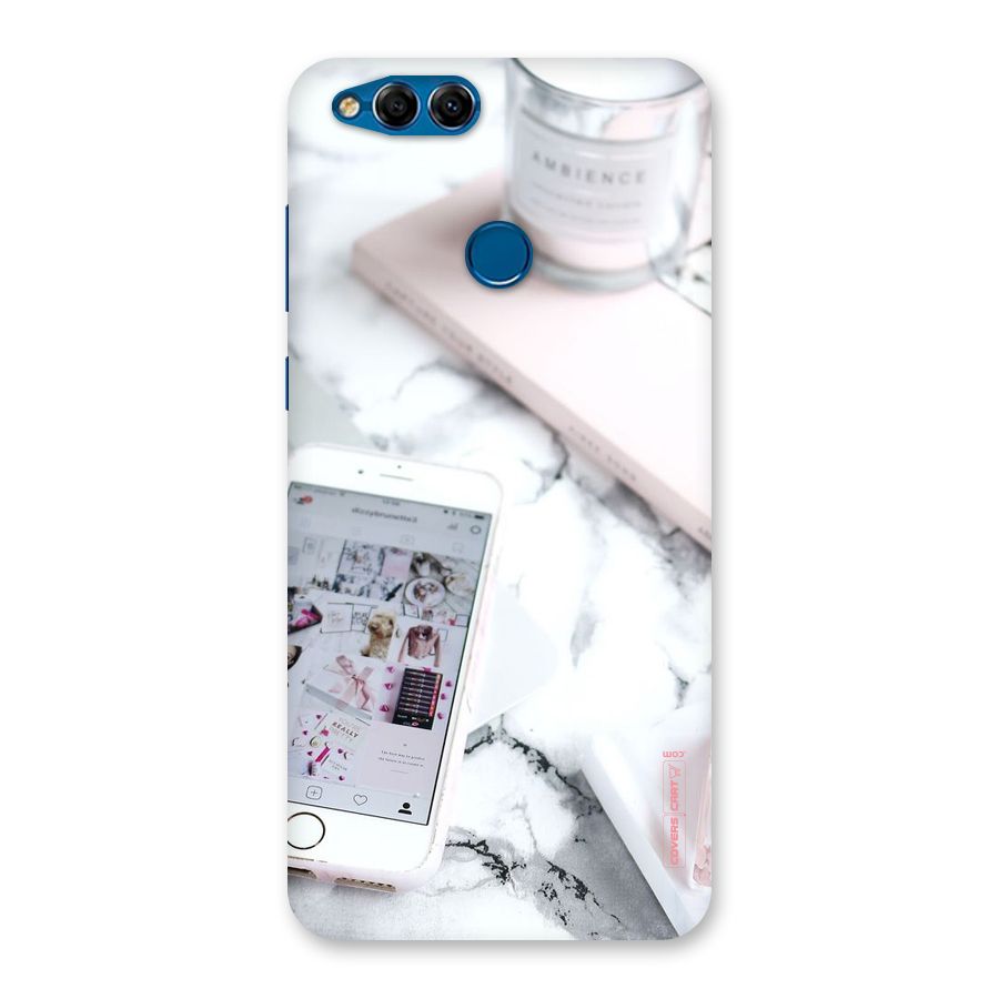 Make Up And Phone Back Case for Honor 7X