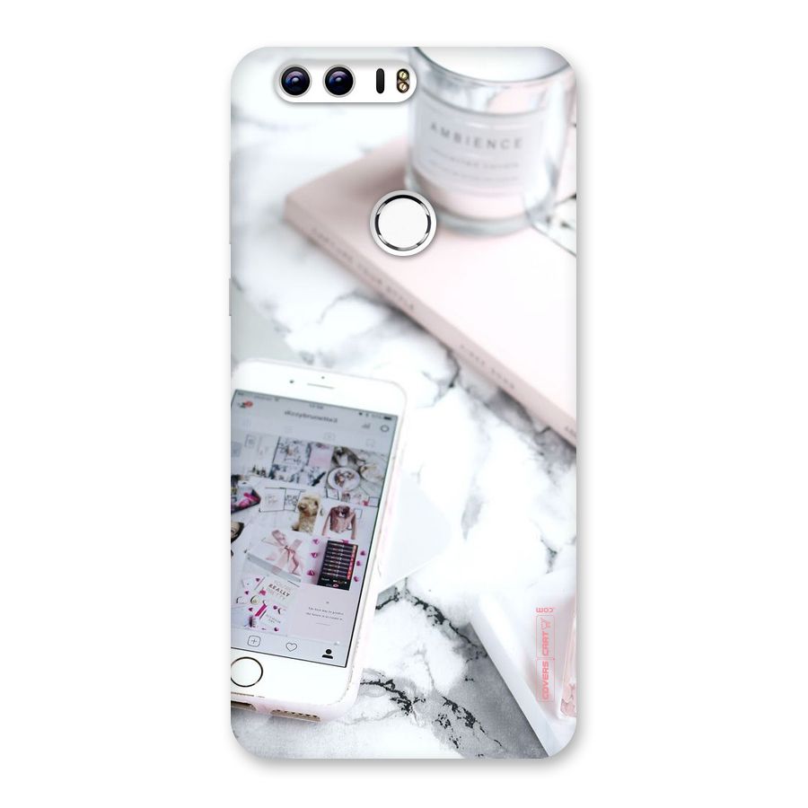 Make Up And Phone Back Case for Honor 8