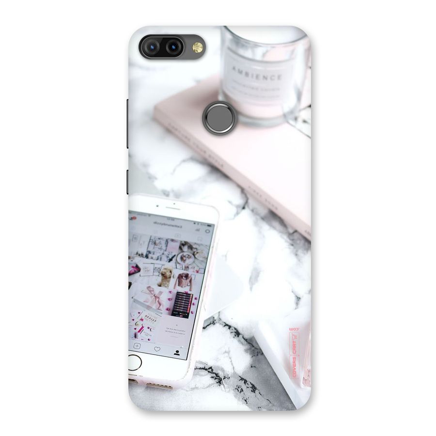 Make Up And Phone Back Case for Infinix Hot 6 Pro