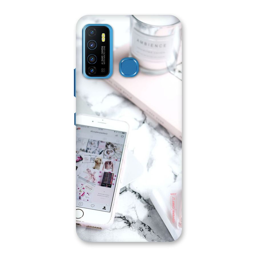 Make Up And Phone Back Case for Infinix Hot 9