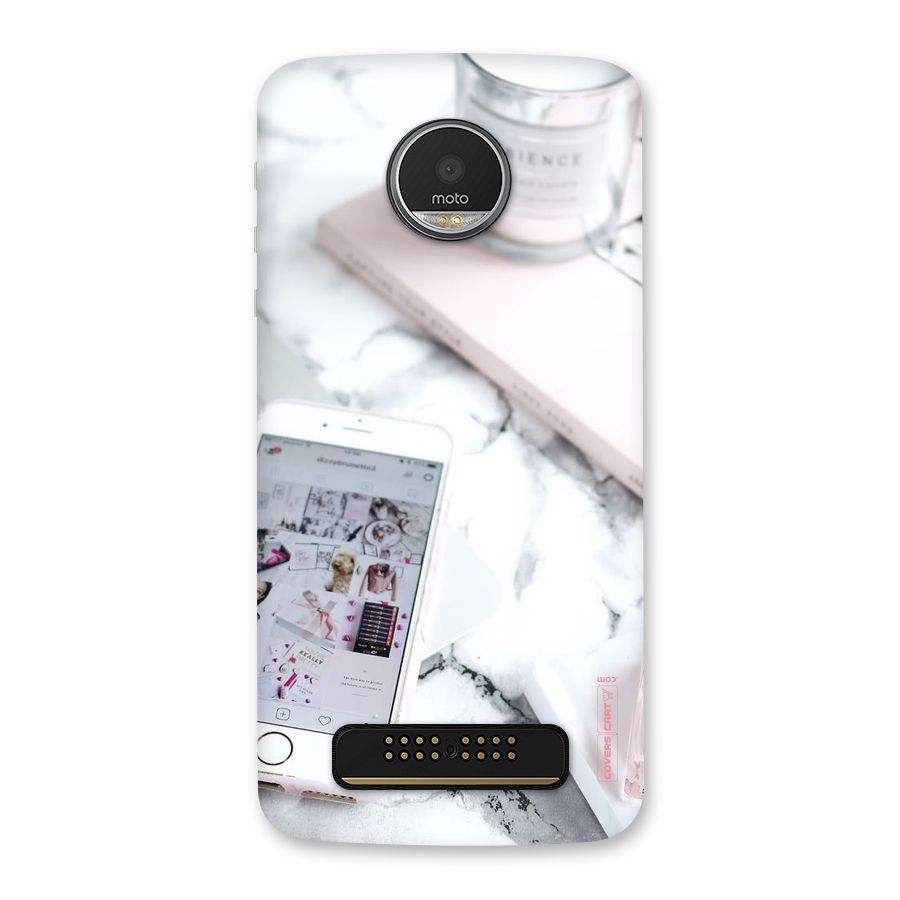 Make Up And Phone Back Case for Moto Z Play