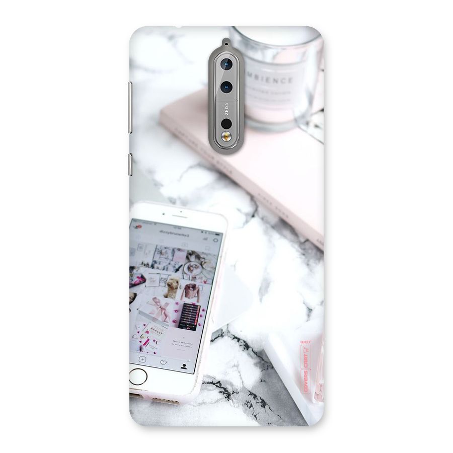 Make Up And Phone Back Case for Nokia 8