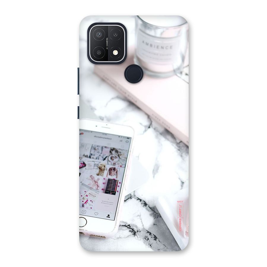 Make Up And Phone Back Case for Oppo A15