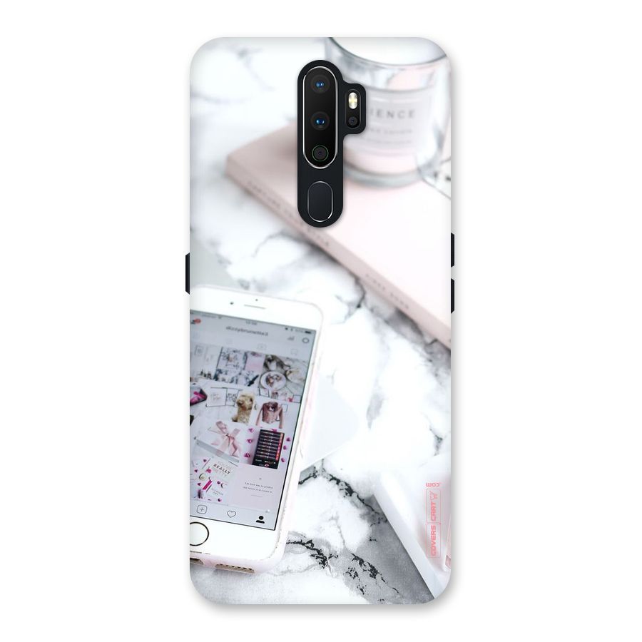 Make Up And Phone Back Case for Oppo A5 (2020)
