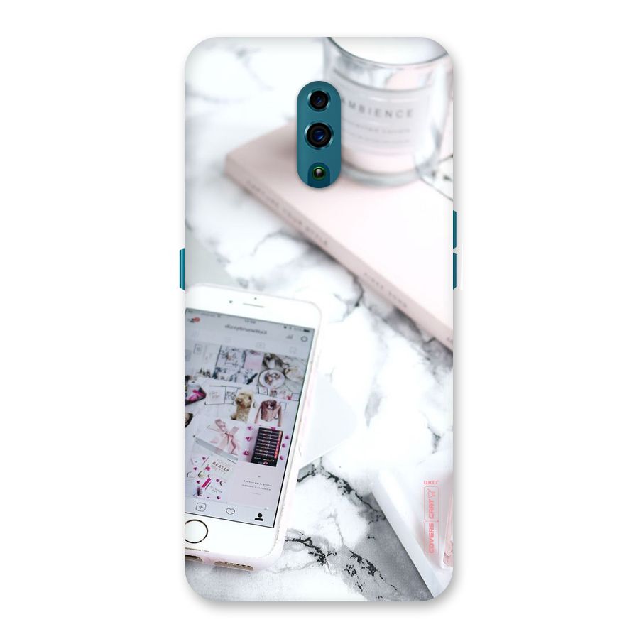 Make Up And Phone Back Case for Oppo Reno