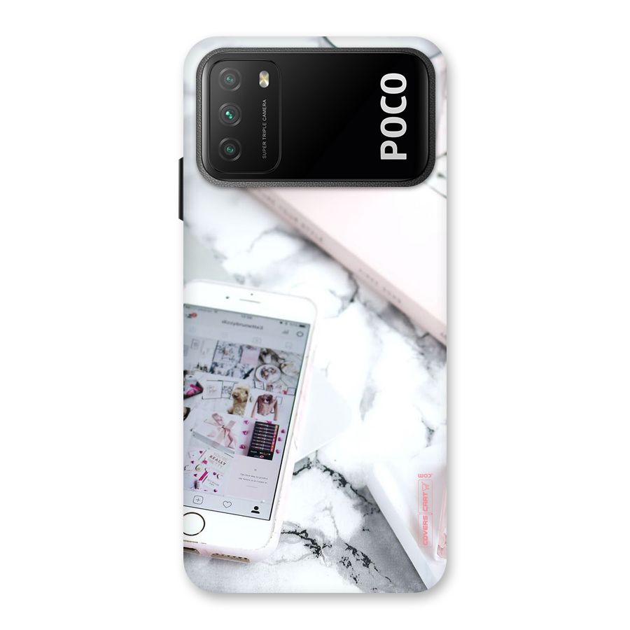 Make Up And Phone Back Case for Poco M3