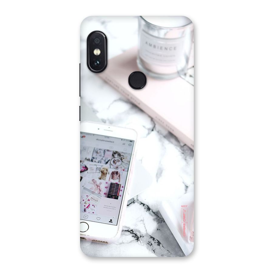 Make Up And Phone Back Case for Redmi Note 5 Pro