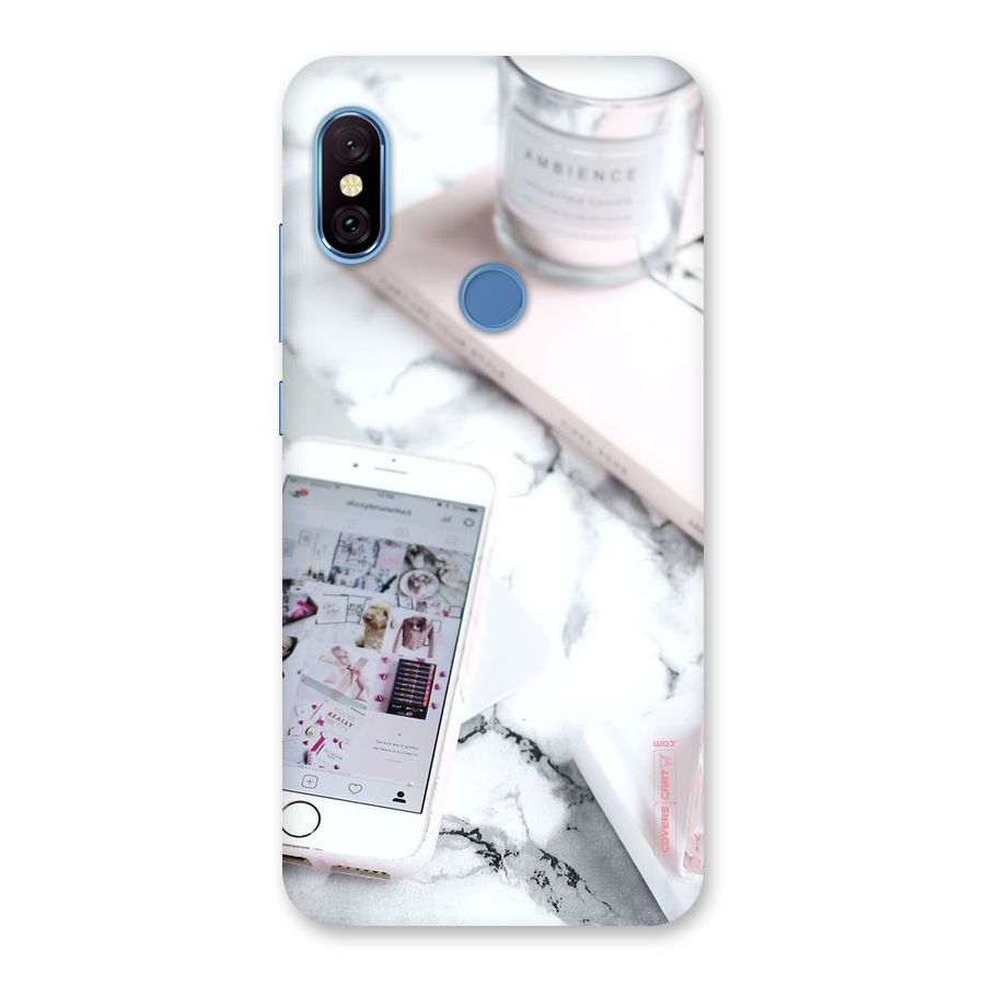 Make Up And Phone Back Case for Redmi Note 6 Pro