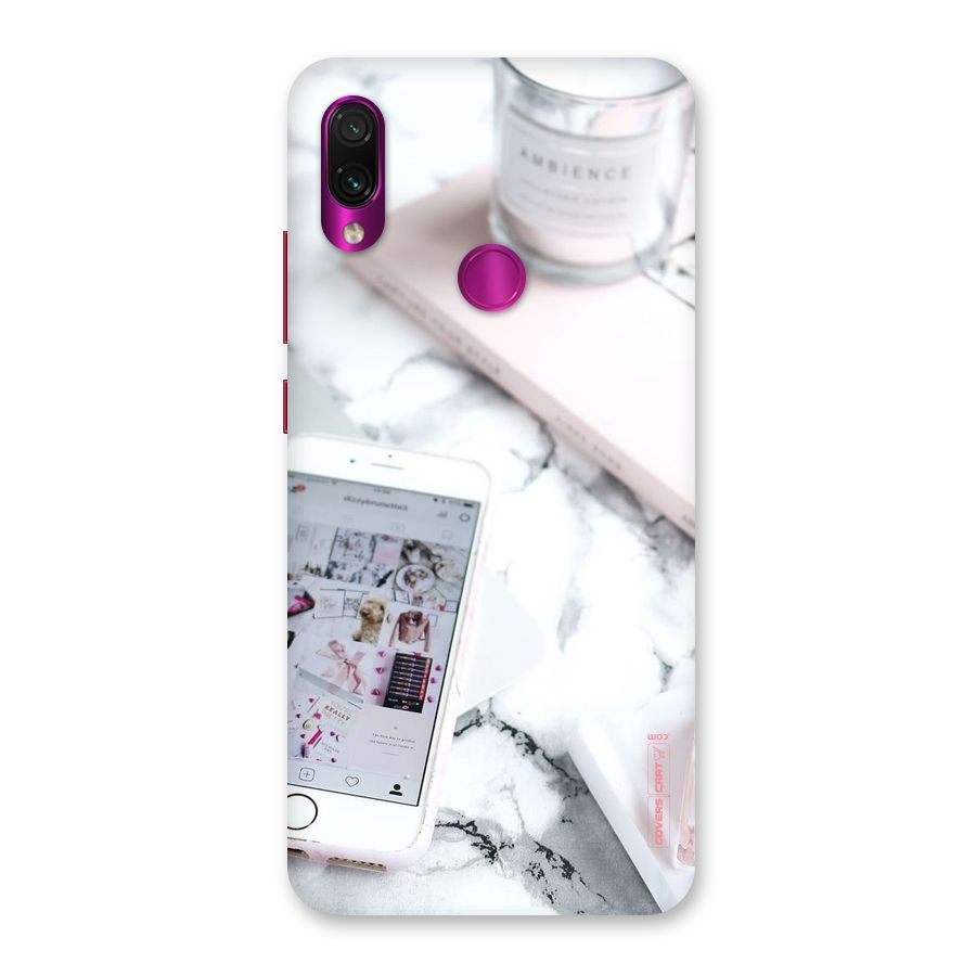 Make Up And Phone Back Case for Redmi Note 7 Pro