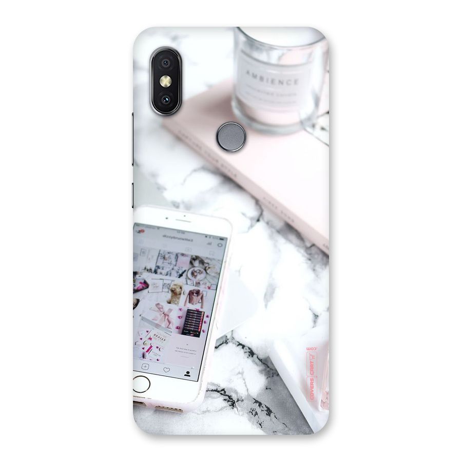 Make Up And Phone Back Case for Redmi Y2