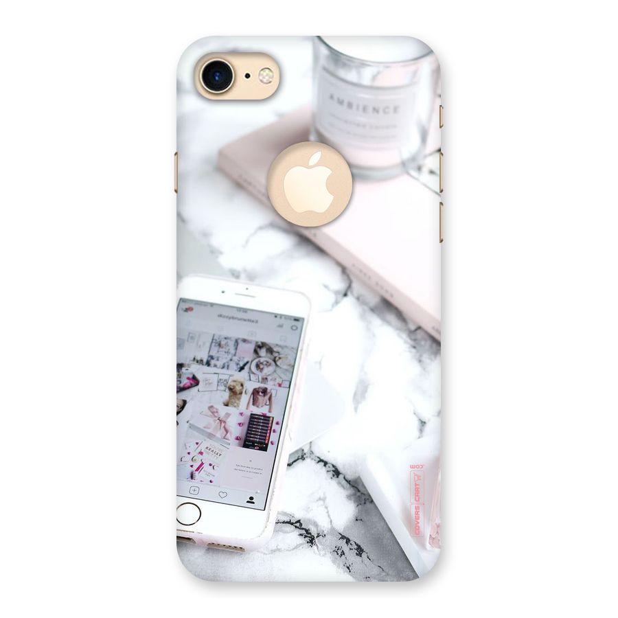 Make Up And Phone Back Case for iPhone 7 Logo Cut