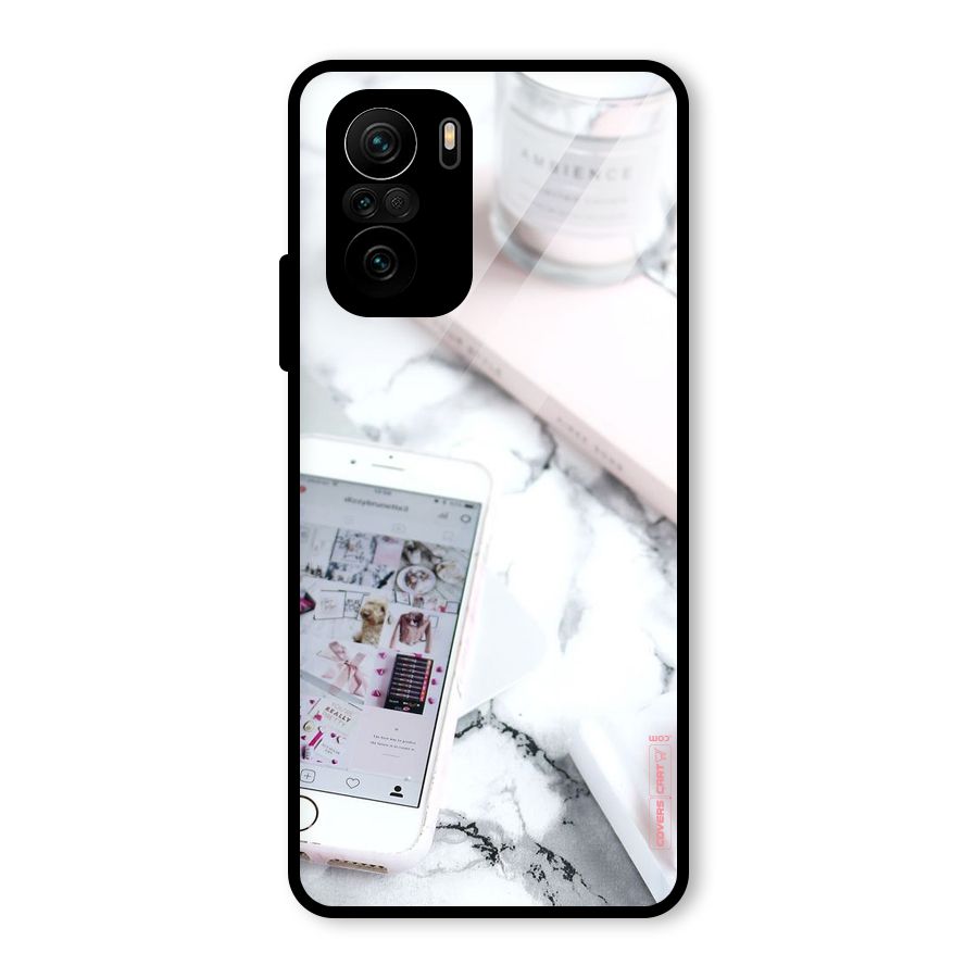Make Up And Phone Glass Back Case for Mi 11X Pro