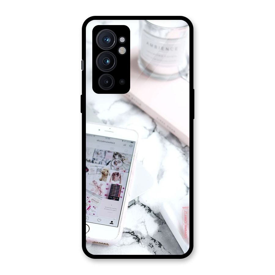 Make Up And Phone Glass Back Case for OnePlus 9RT 5G
