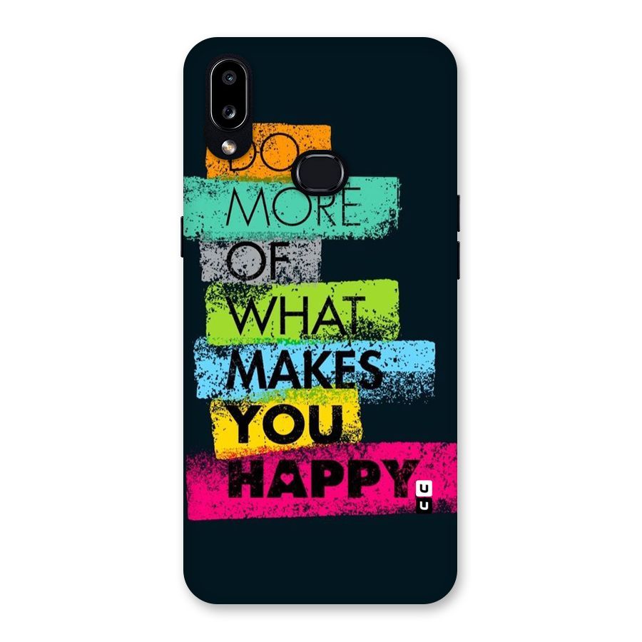 Makes You Happy Back Case for Galaxy A10s