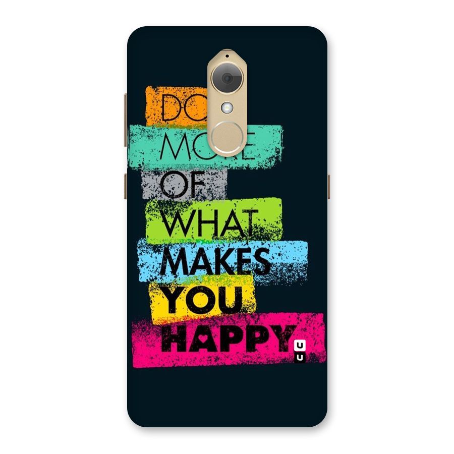 Makes You Happy Back Case for Lenovo K8