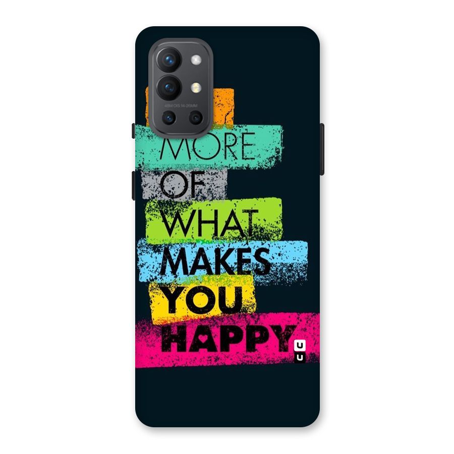 Makes You Happy Back Case for OnePlus 9R
