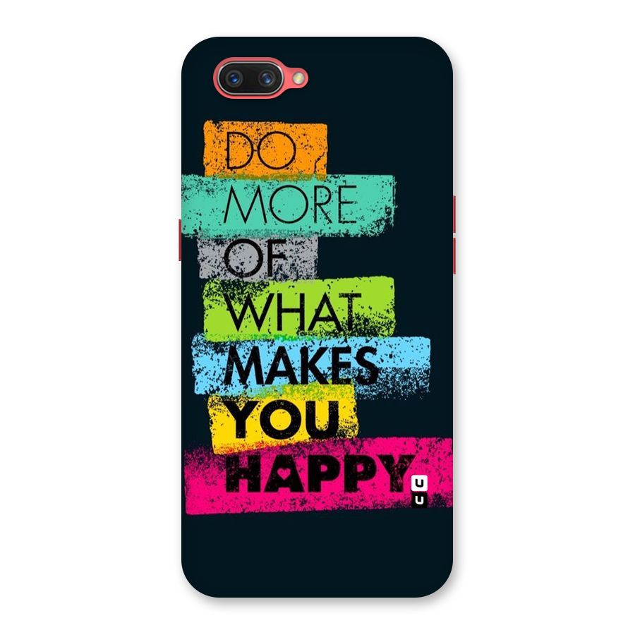 Makes You Happy Back Case for Oppo A3s