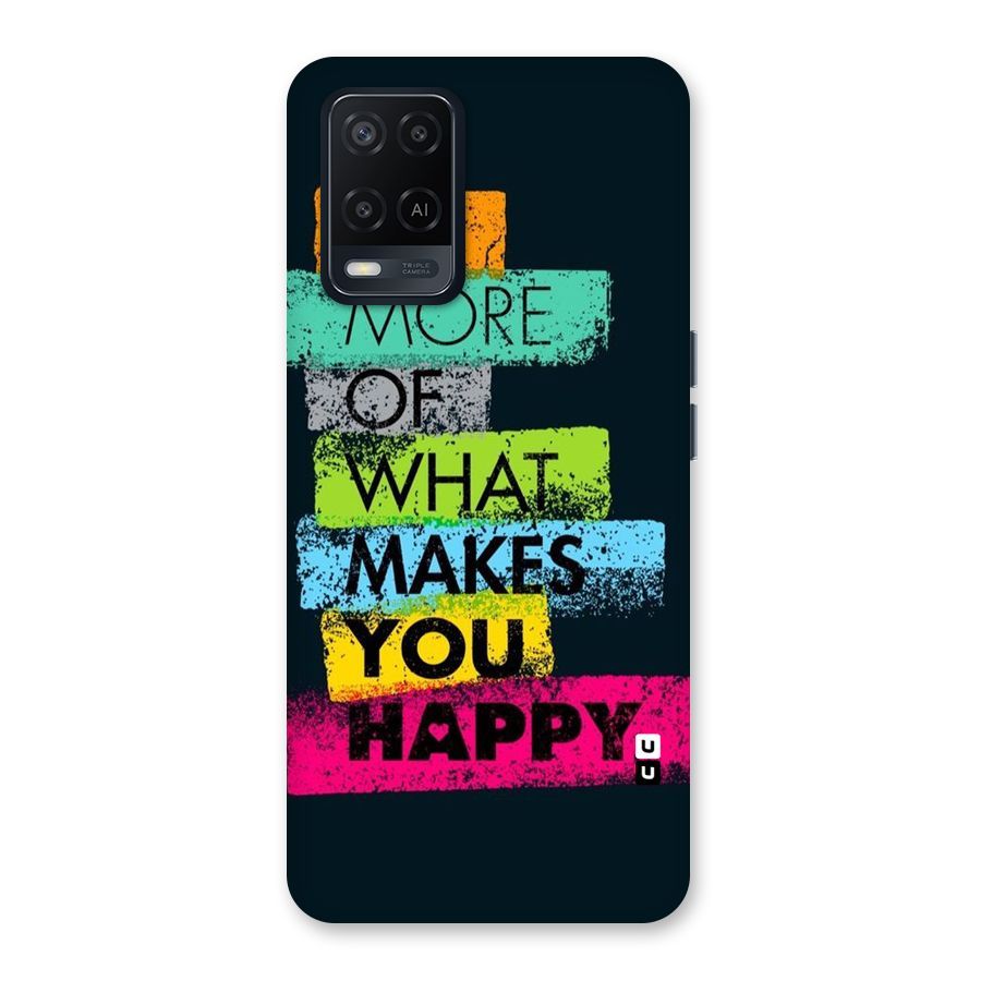 Makes You Happy Back Case for Oppo A54