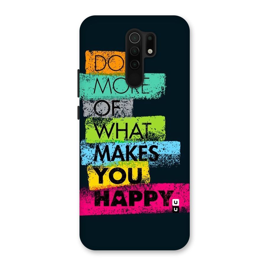 Makes You Happy Back Case for Poco M2