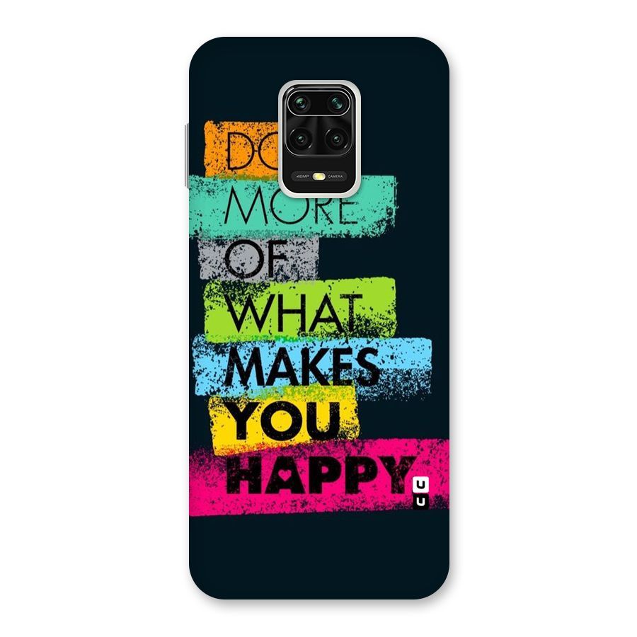 Makes You Happy Back Case for Poco M2 Pro