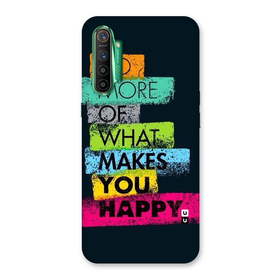Makes You Happy Back Case for Realme X2