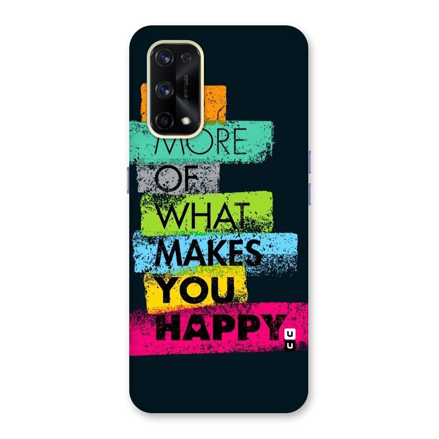 Makes You Happy Glass Back Case for Realme X7 Pro