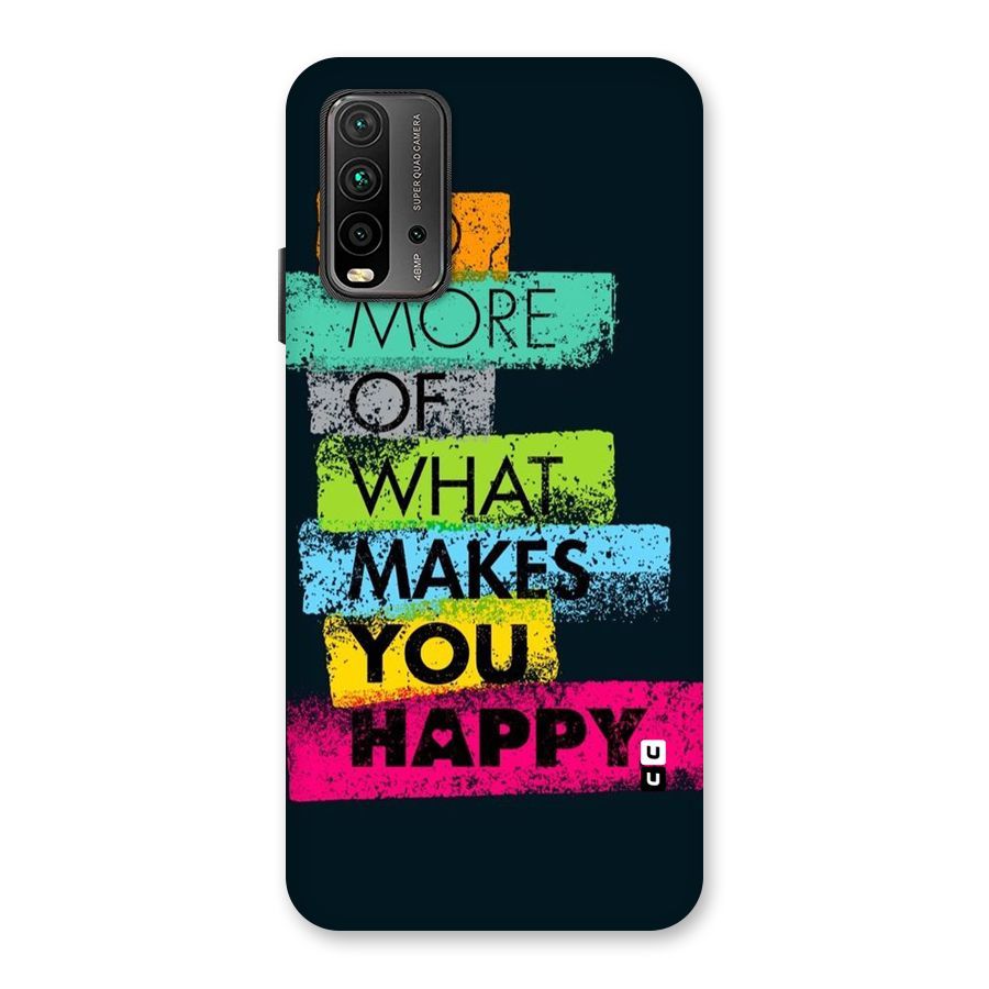 Makes You Happy Back Case for Redmi 9 Power