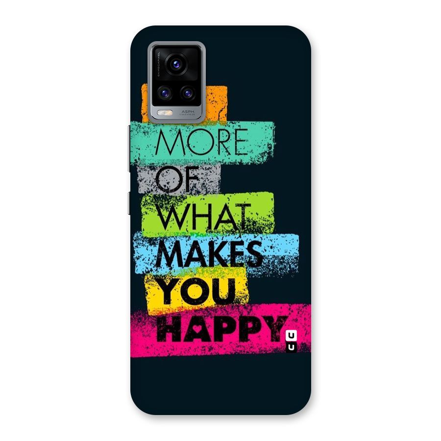 Makes You Happy Back Case for Vivo V20