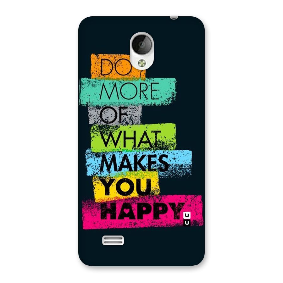 Makes You Happy Back Case for Vivo Y21