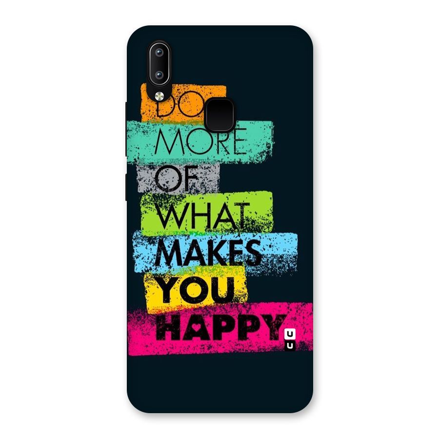 Makes You Happy Back Case for Vivo Y93