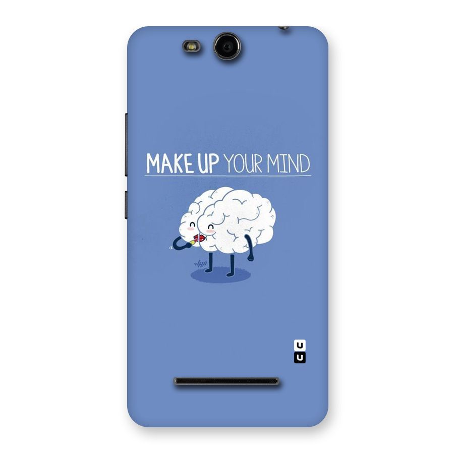 Makeup Your Mind Back Case for Micromax Canvas Juice 3 Q392