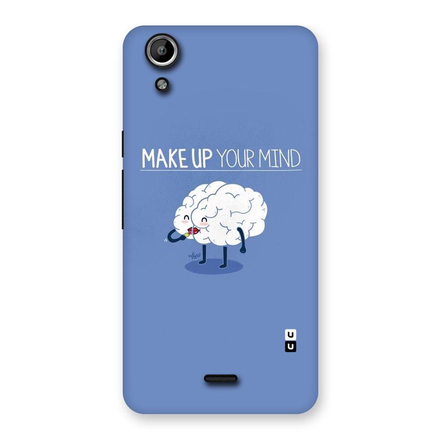 Makeup Your Mind Back Case for Micromax Canvas Selfie Lens Q345