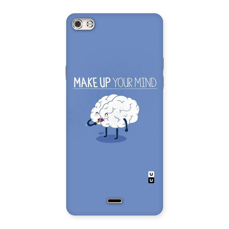 Makeup Your Mind Back Case for Micromax Canvas Silver 5