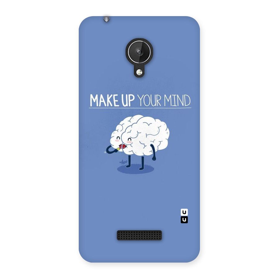 Makeup Your Mind Back Case for Micromax Canvas Spark Q380