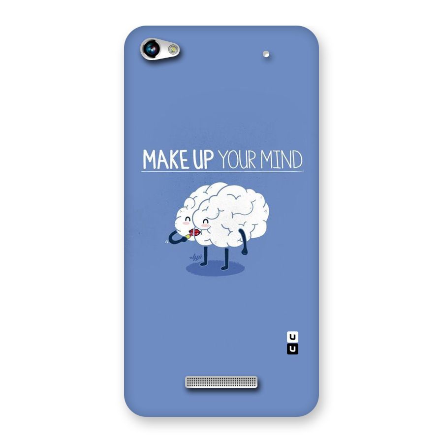 Makeup Your Mind Back Case for Micromax Hue 2