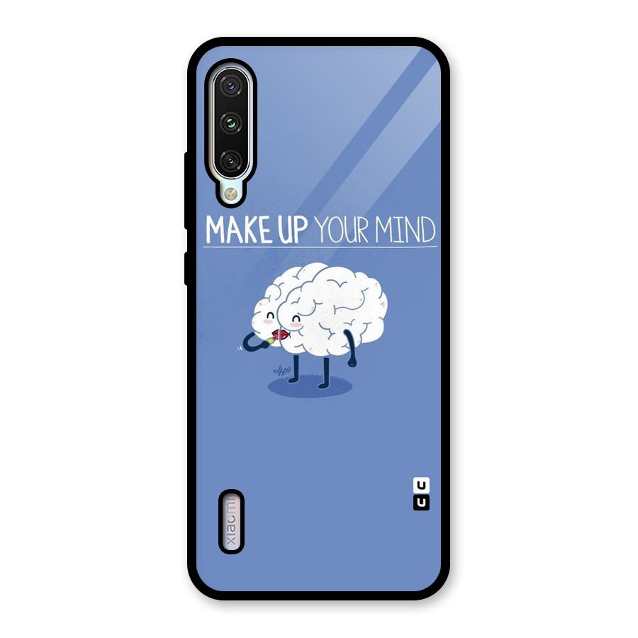 Makeup Your Mind Glass Back Case for Mi A3