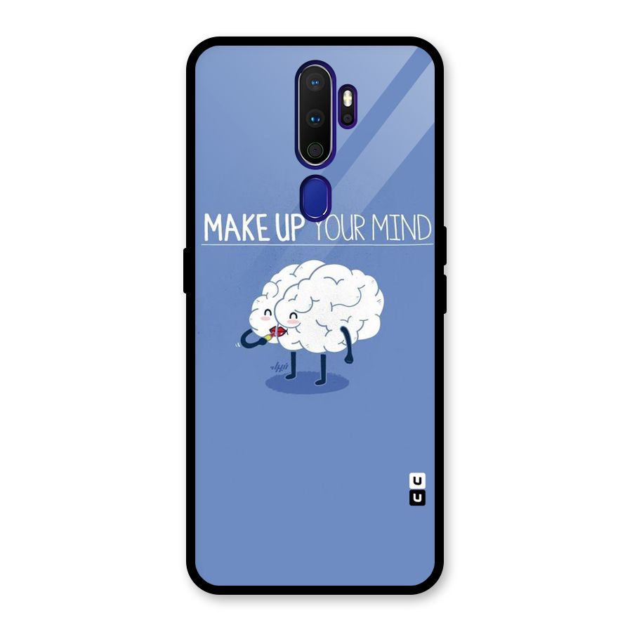 Makeup Your Mind Glass Back Case for Oppo A9 (2020)